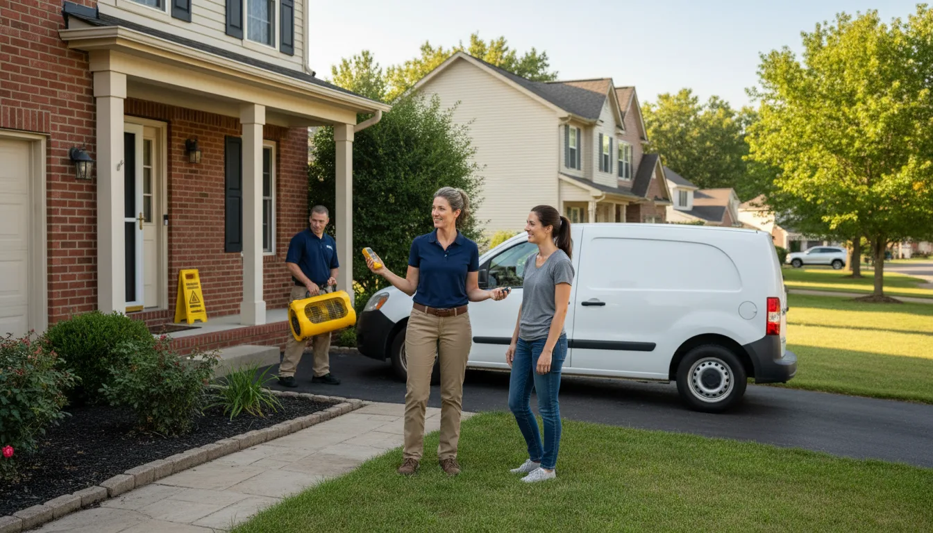 Water restoration image for Emergency Water Damage Restoration in Lamont, MI